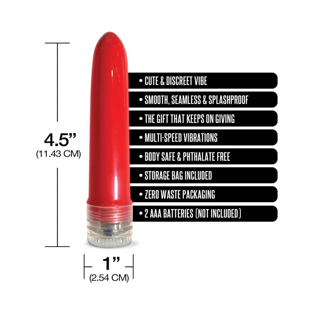Global Novelties Pleasure Package I Didn't Know Your Size – 4" Multi-Speed Vibe – Hot Pink