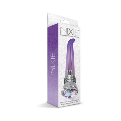 Nixie Waterproof G-Spot Vibrator - Purple Ombre Glow