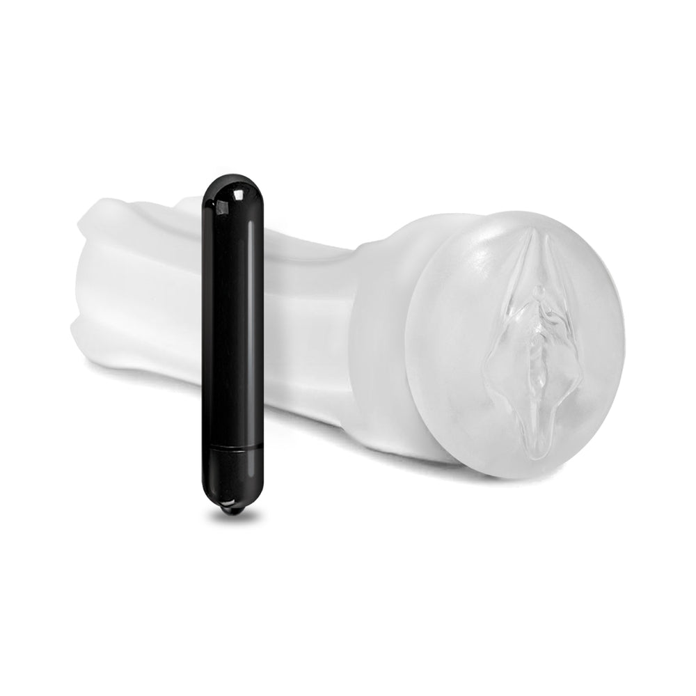 Happy Ending Self-Lubricating Vibrating Shower Stroker – Assorted Colors