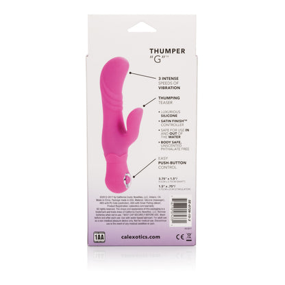 CalExotics Posh Silicone Thumper G - Dual Massager - Pink