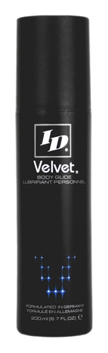ID Velvet Body Glide 6.7 oz – Luxury Personal Lubricant – Fragrance Free