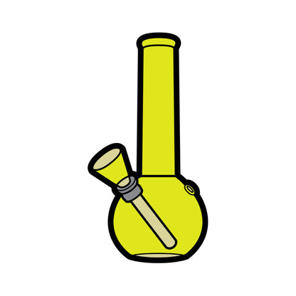 Wood Rocket Weed Pin Bong – Soft Enamel Lapel Pin – Assorted Colors