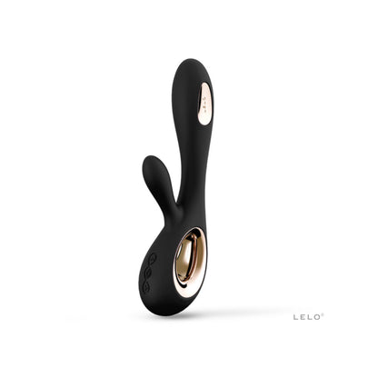 LELO SORAYA WAVE Rechargeable Rabbit Vibrator – Black