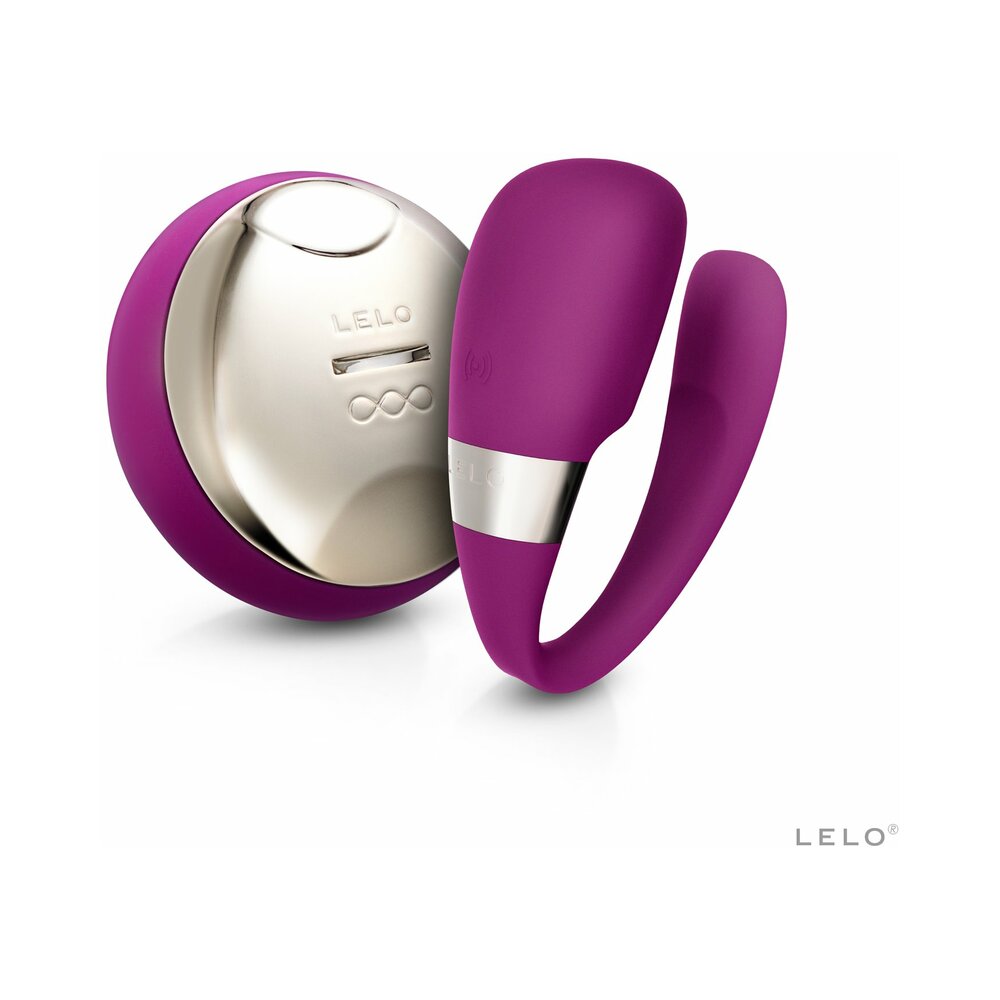 LELO TIANI 3 Rechargeable Dual Stimulation Couples Vibrator with Remote - Deep Rose
