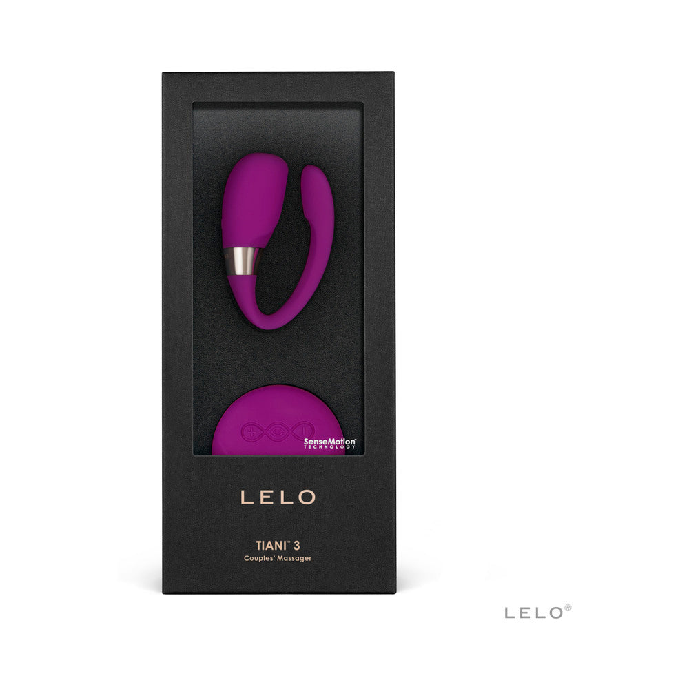LELO TIANI 3 Rechargeable Dual Stimulation Couples Vibrator with Remote - Deep Rose