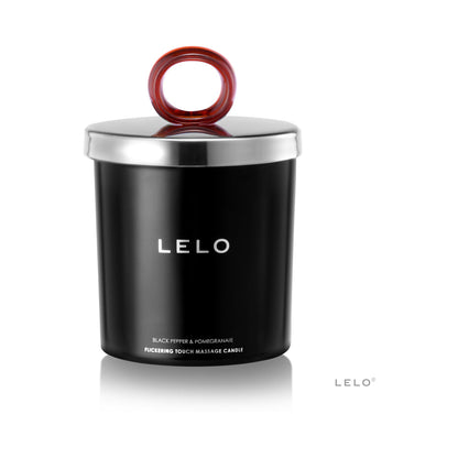LELO Massage Candle - Black Pepper & Pomegranate Scent - Massage Oil Candle