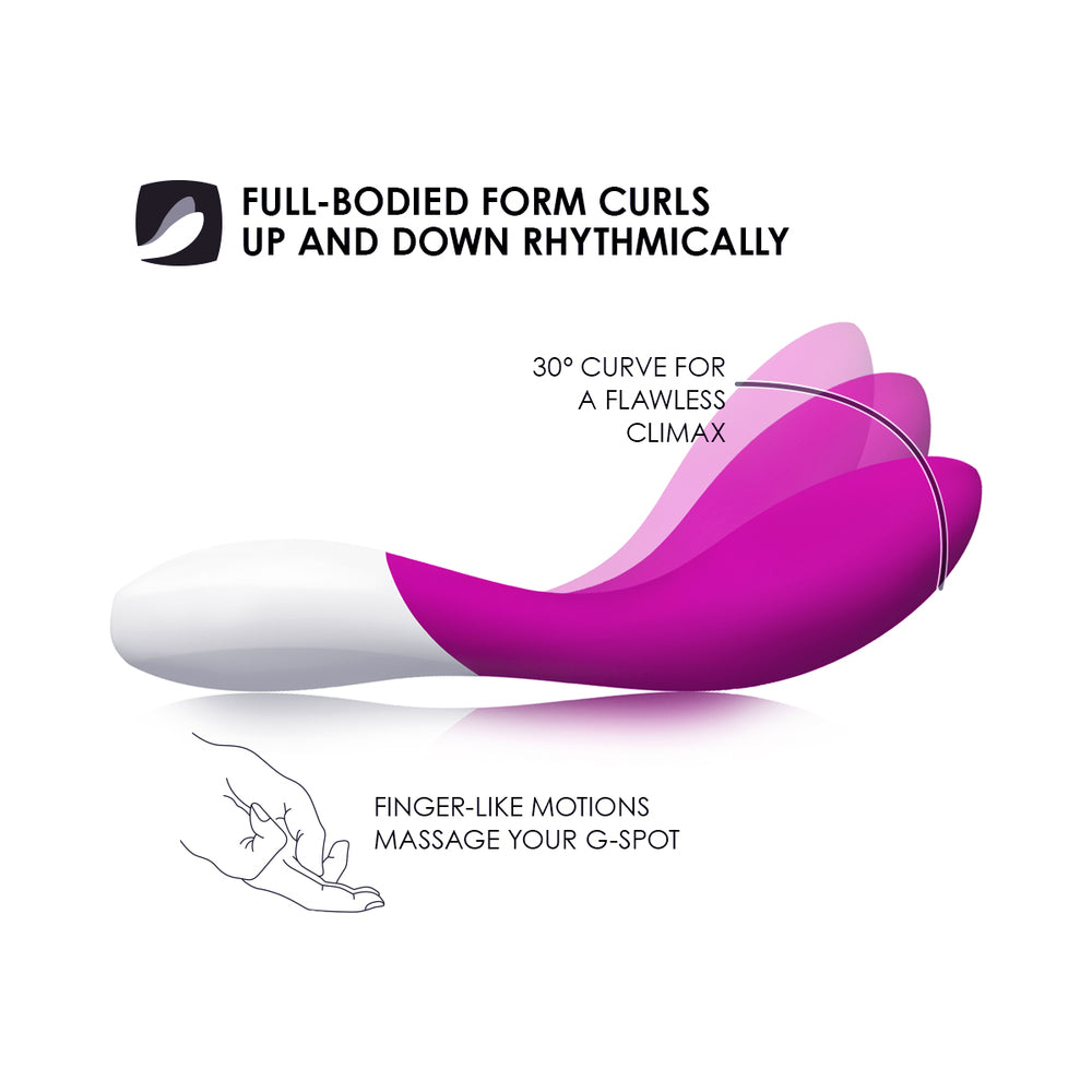 LELO MONA Wave Rechargeable G-Spot Vibrator – Deep Rose