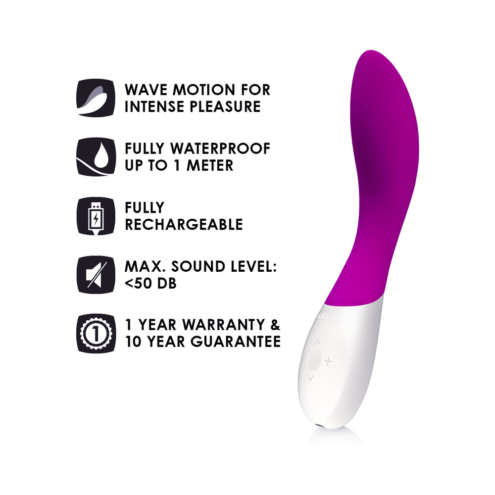 LELO MONA Wave Rechargeable G-Spot Vibrator – Deep Rose