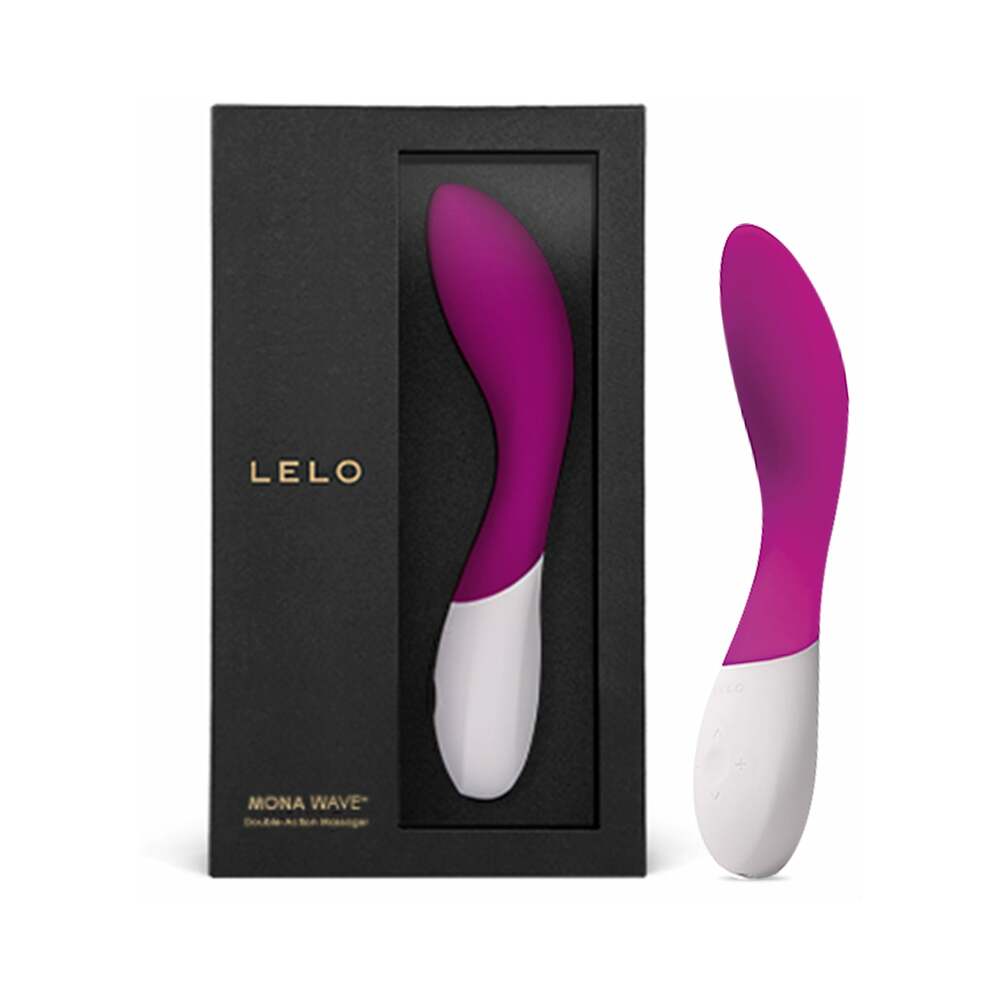 LELO MONA Wave Rechargeable G-Spot Vibrator – Deep Rose