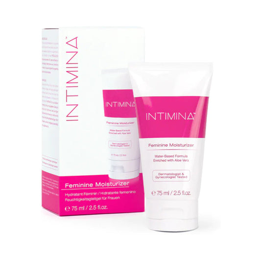 INTIMINA Feminine Moisturizer 75 ml – Water-Based, pH Balanced, White
