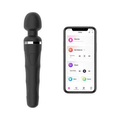 Lovense Domi 2 Programmable Wand Vibrator - Black