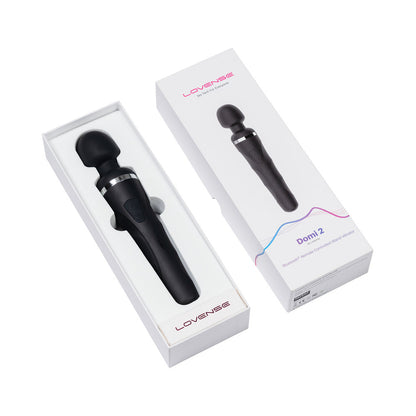 Lovense Domi 2 Programmable Wand Vibrator - Black