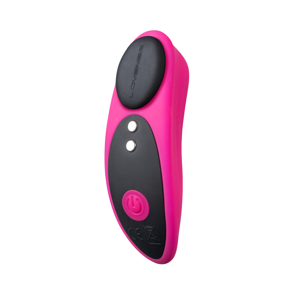 Lovense Ferri Bluetooth Remote-Controlled Panty Vibrator – Hot Pink