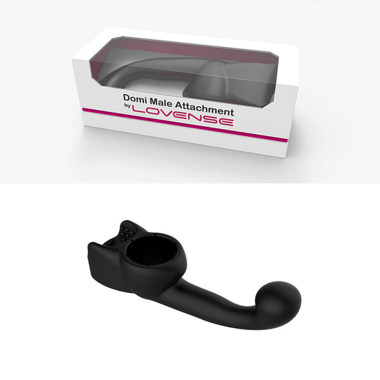 Lovense Domi P-Spot Attachment - Prostate Massager and Penis Stroker - Black