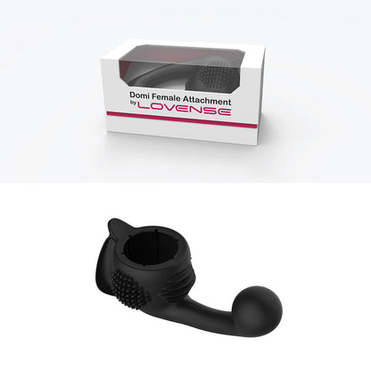 Lovense Domi G-Spot Attachment - Dual Stimulator - Black
