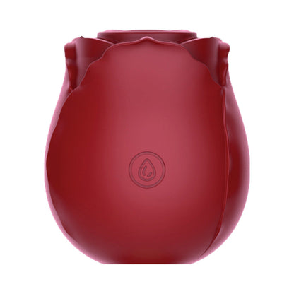inBloom Rosales Sucking Vibrator – Red – 10-Function Air Pulsation Stimulator