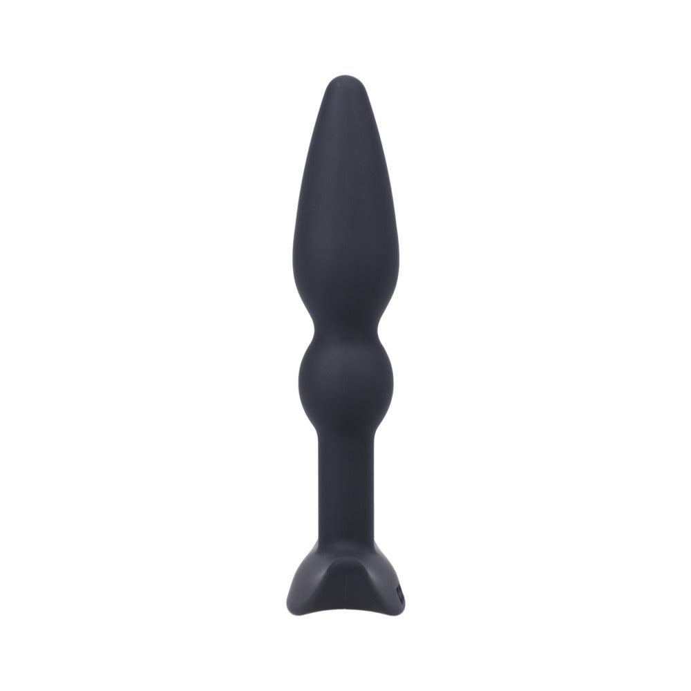 Tantus Perfect Plug Plus Anal Plug with Vibrating Bullet – Black