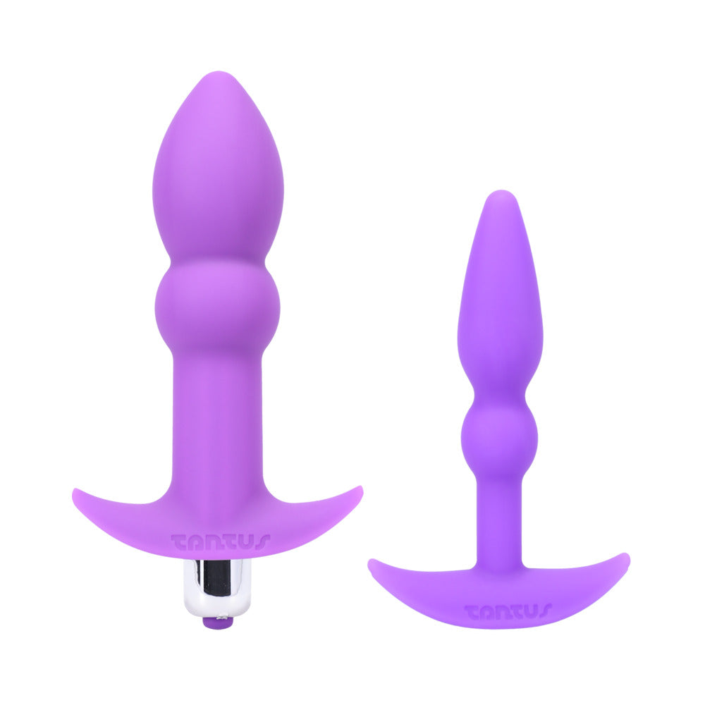 Tantus Perfect Plug Anal Plug Kit with Vibrator – Lilac