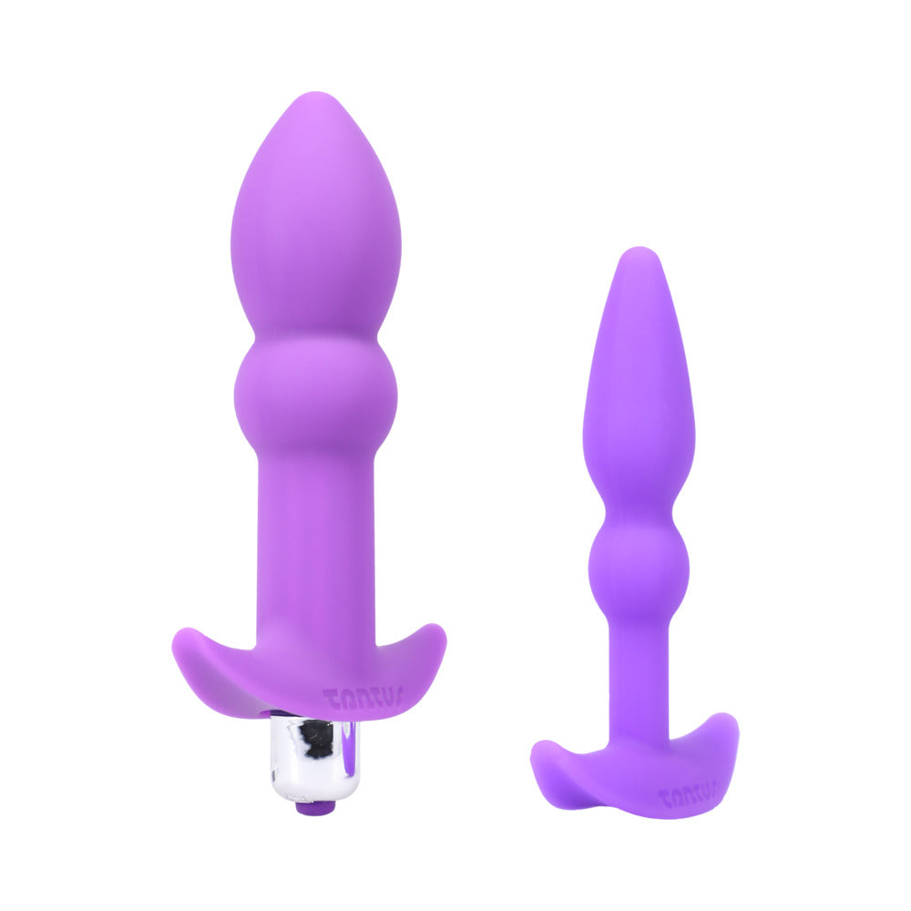 Tantus Perfect Plug Anal Plug Kit with Vibrator – Lilac