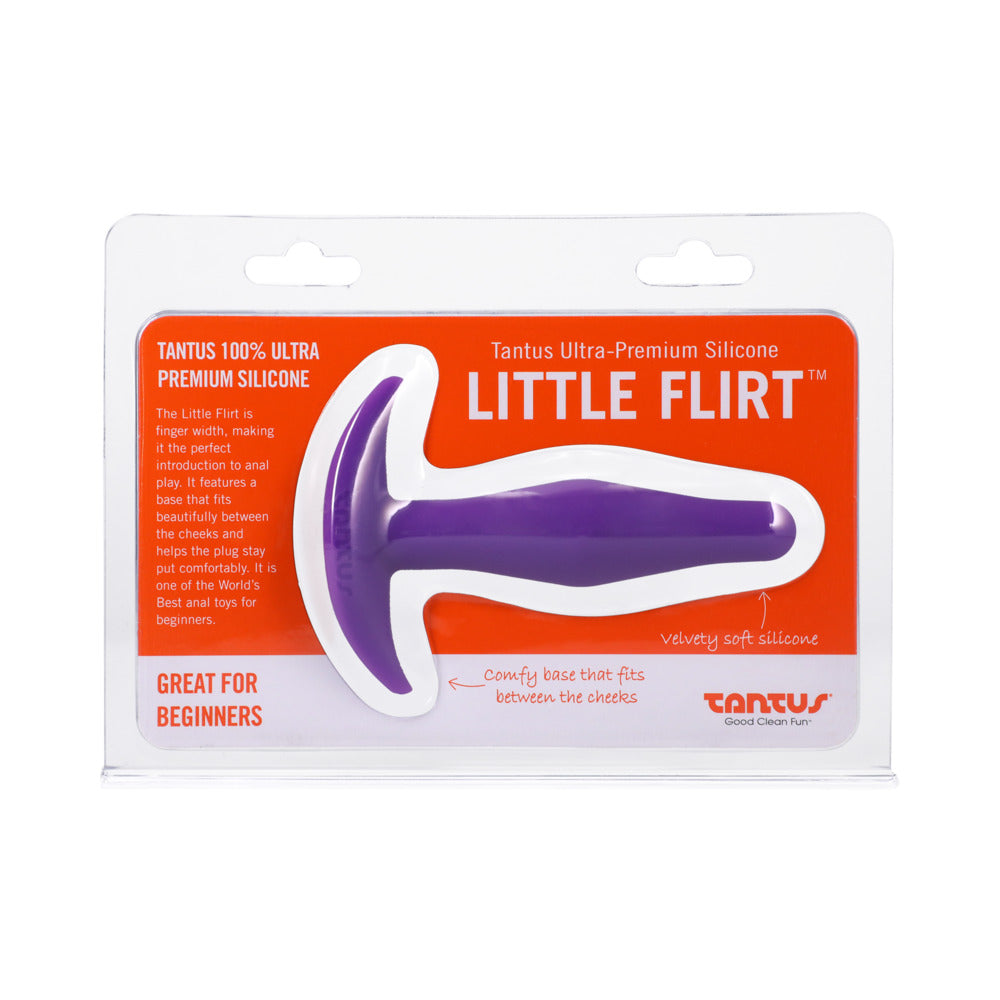 Tantus Little Flirt Anal Plug – Purple – Beginner-Friendly Design