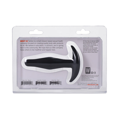 Tantus Little Flirt Anal Plug – Beginner-Friendly Design in Black