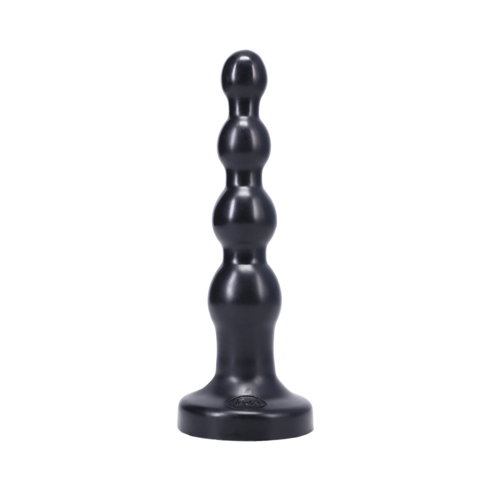 Tantus Ripple Large Beaded Anal Plug – Black