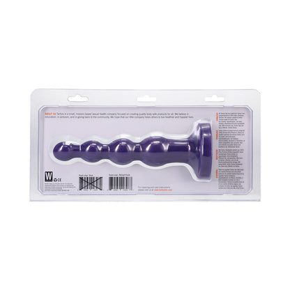 Tantus Ripple Large Beaded Anal Plug – Purple – Silicone – Intermediate Level