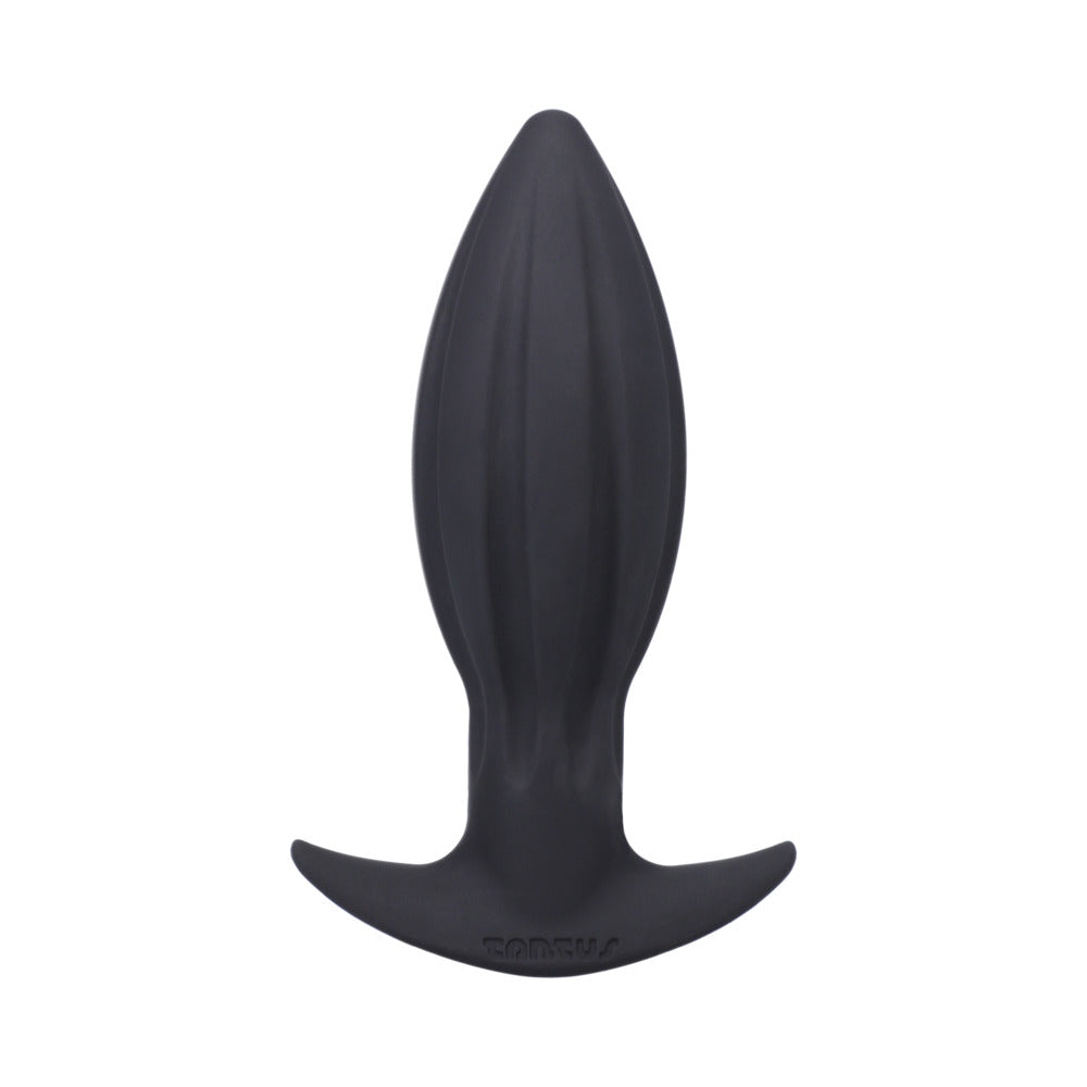 Tantus Juice Anal Plug – Black – Textured Silicone Design