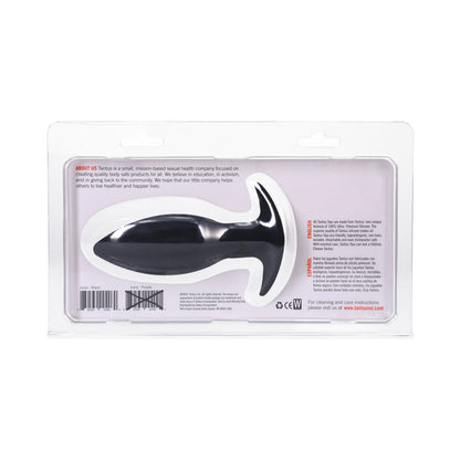 Tantus Juice Anal Plug – Black – Textured Silicone Design