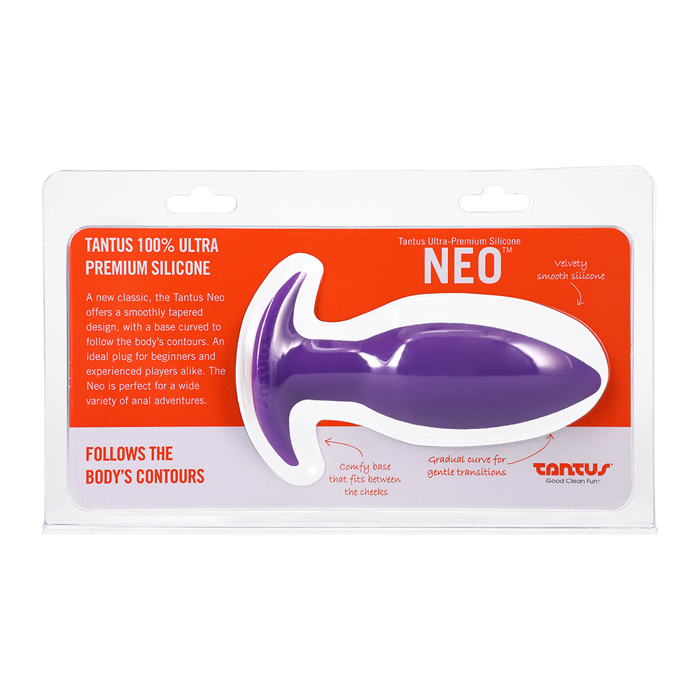 Tantus Neo Anal Plug – Smooth Tapered Design – Purple