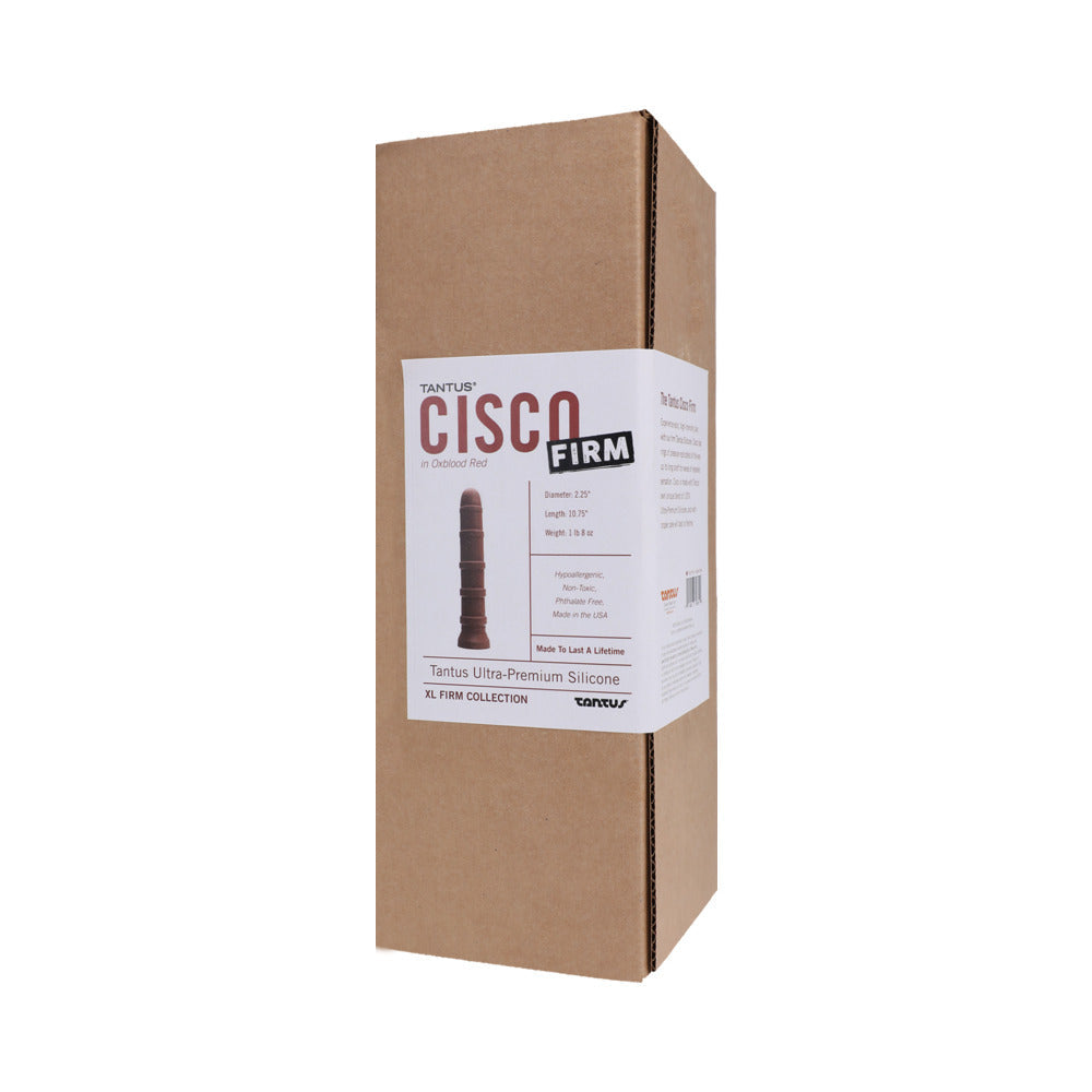 Tantus Cisco Firm Dildo – Garnet – Silicone – 10.75 in Length