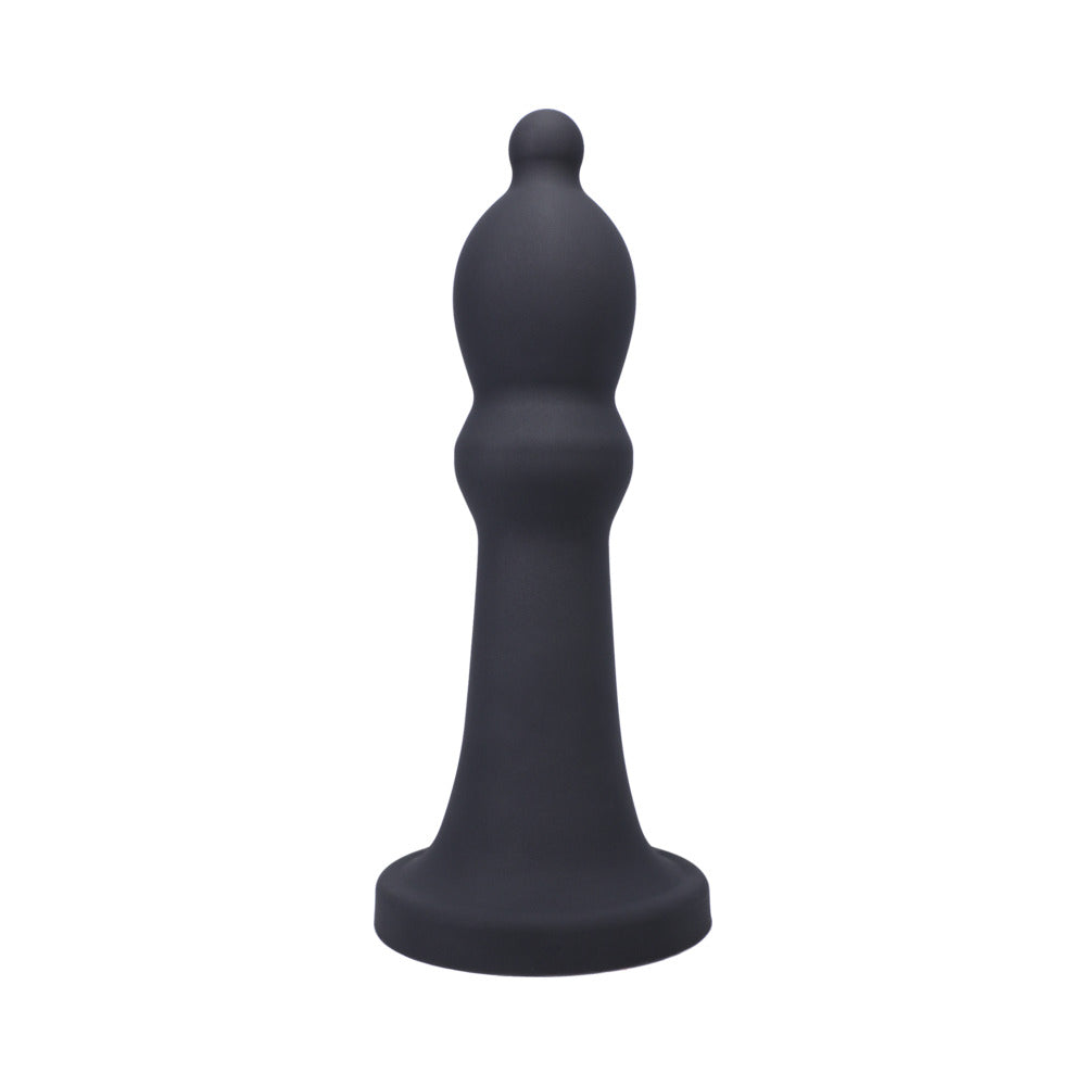 Tantus Bishop Dildo Onyx – XL Silicone Dildo for Advanced Users – Black