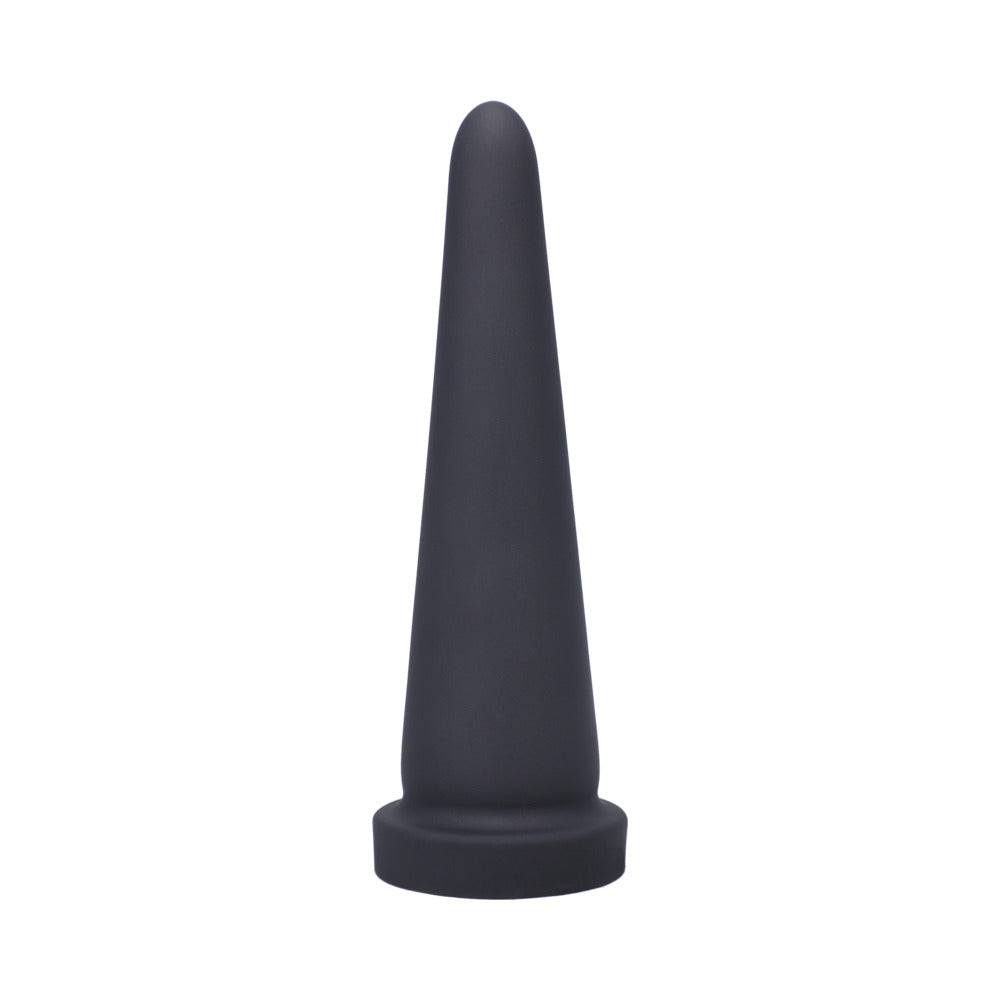 Tantus Cone Small Dildo – Black – Ultra-Premium Silicone