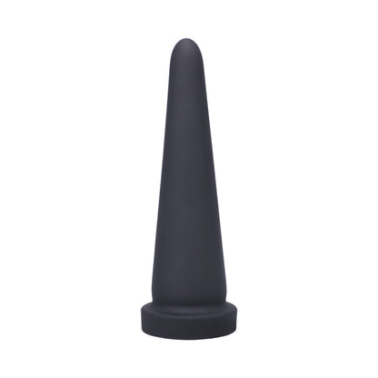 Tantus Cone Small Dildo – Black – Ultra-Premium Silicone