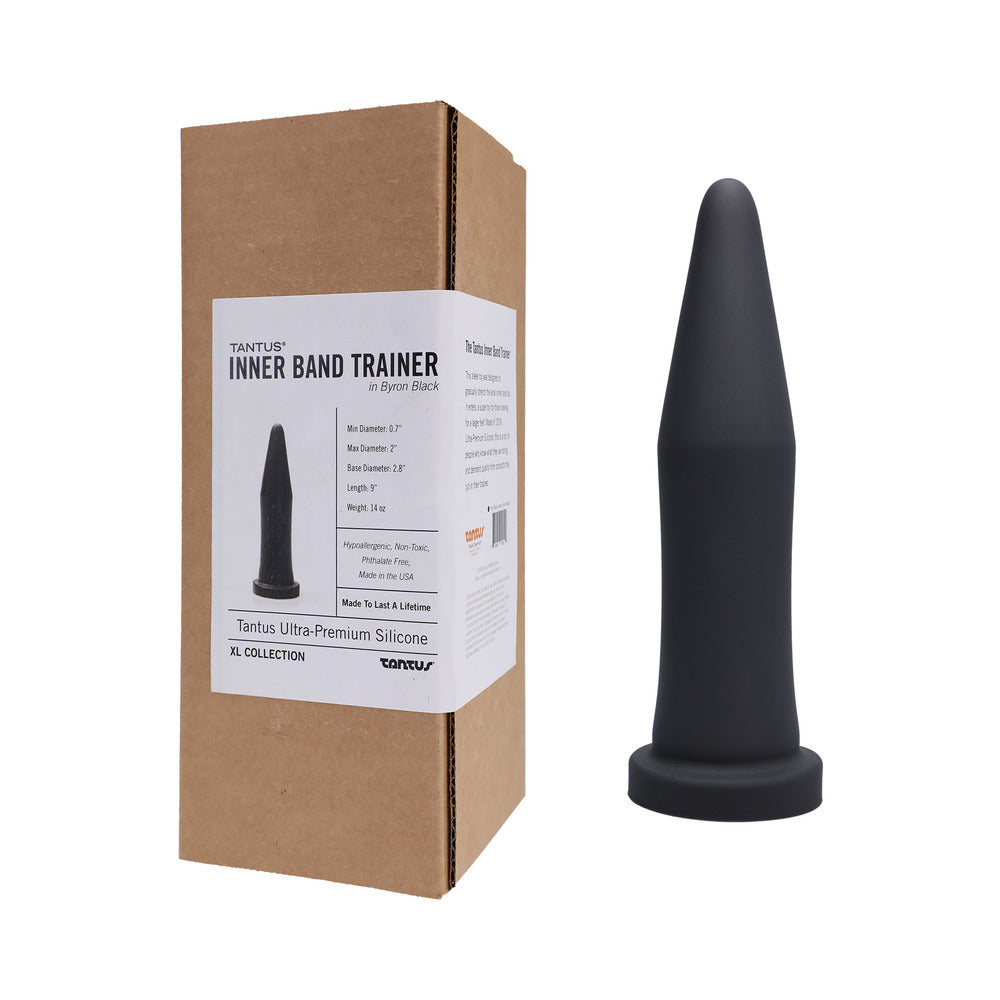 Tantus Inner Band Trainer Dildo – Advanced Anal Training Toy – Black