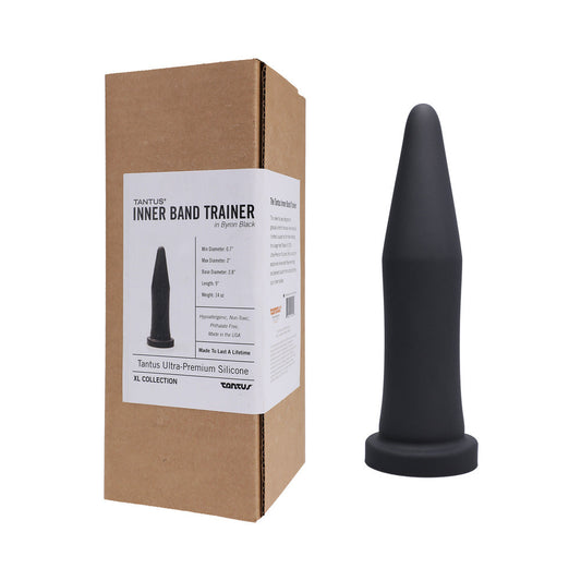 Tantus Inner Band Trainer Dildo – Advanced Anal Training Toy – Black