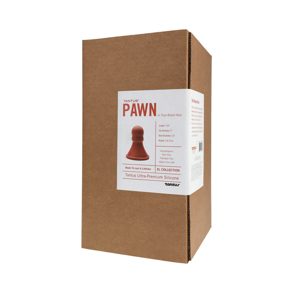 Tantus The Pawn Dildo – Red – 100% Ultra-Premium Silicone