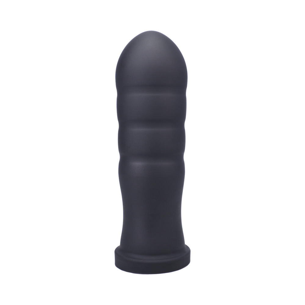Tantus Meat Wave Anal Plug - Black - Advanced Silicone Toy