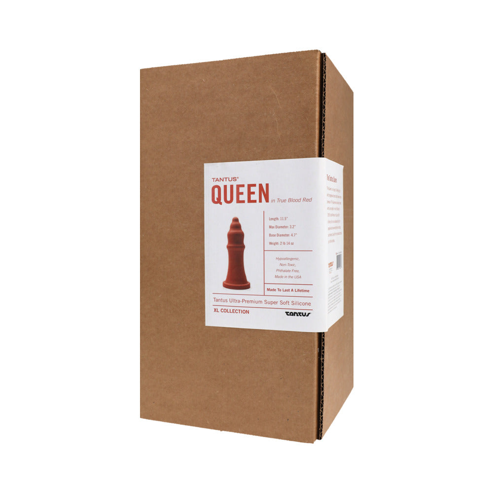Tantus The Queen Dildo – Ruby, 11.5 Inch, 100% Silicone