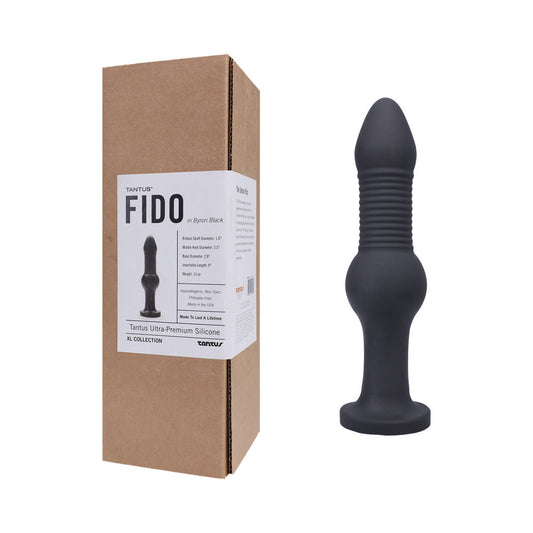 Tantus Fido Dildo Onyx – Advanced Anal Toy with Ribbed Shaft and Knot