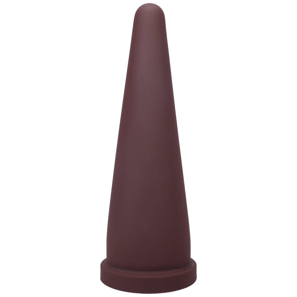 Tantus Cone Large Firm Dildo – Wine Red