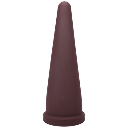 Tantus Cone Large Firm Dildo – Wine Red