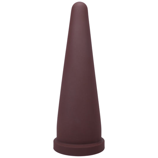 Tantus Cone Large Firm Dildo – Wine Red