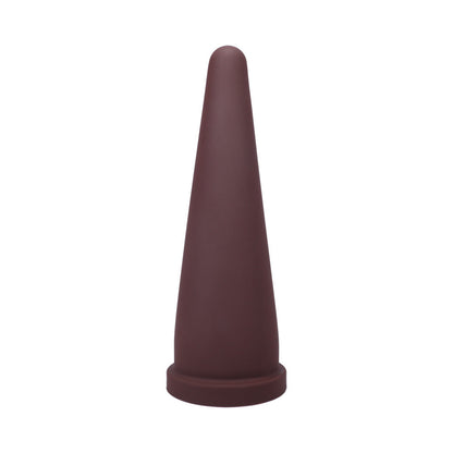 Tantus Cone Large Firm Dildo – Wine Red