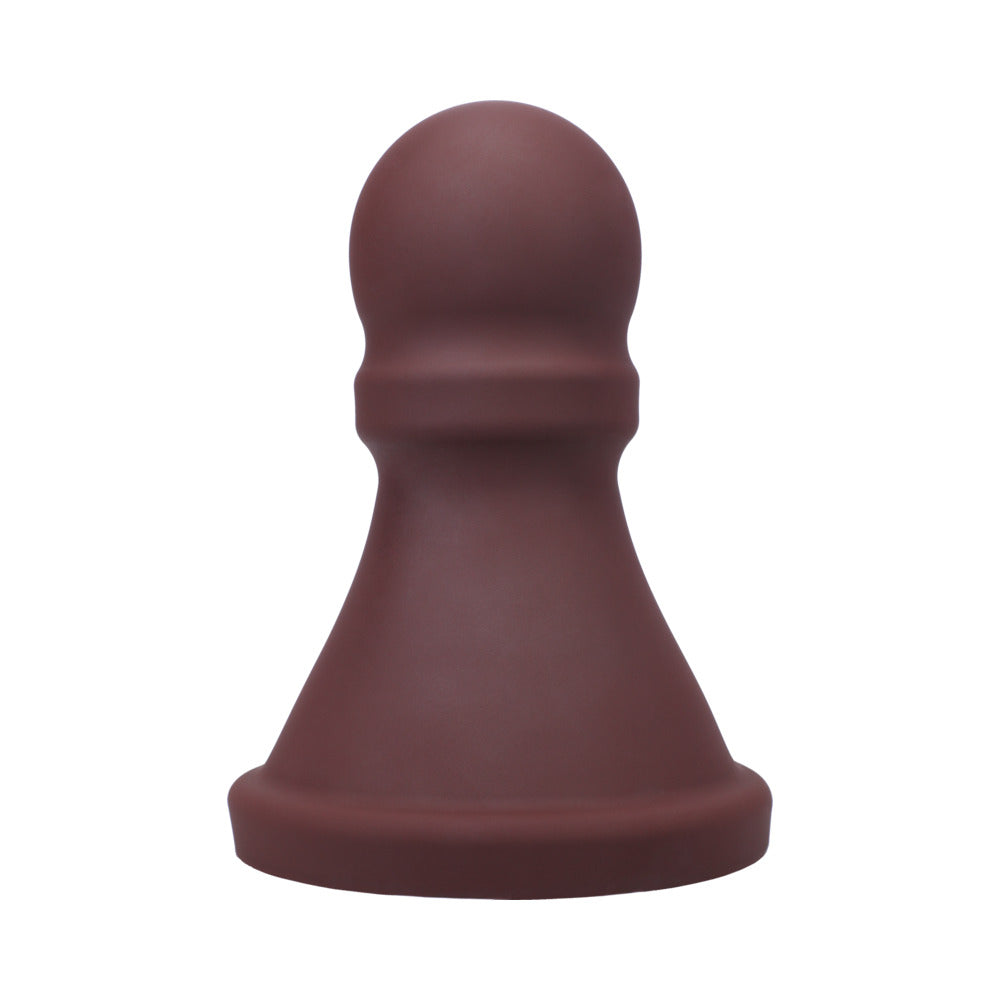 Tantus The Pawn Firm Silicone Dildo – Garnet