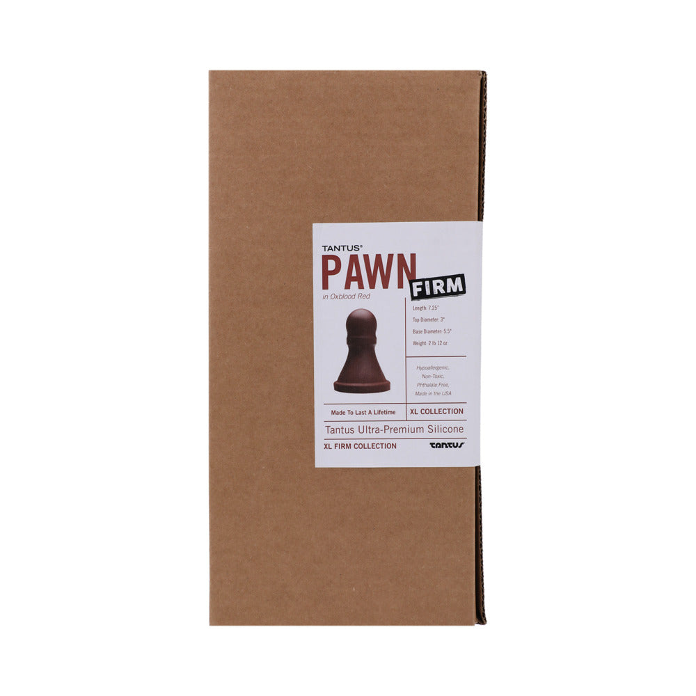 Tantus The Pawn Firm Silicone Dildo – Garnet