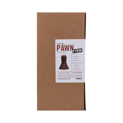 Tantus The Pawn Firm Silicone Dildo – Garnet