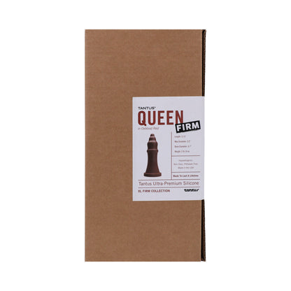 Tantus The Queen Firm Dildo – Garnet, 10 inch, 3 inch Diameter
