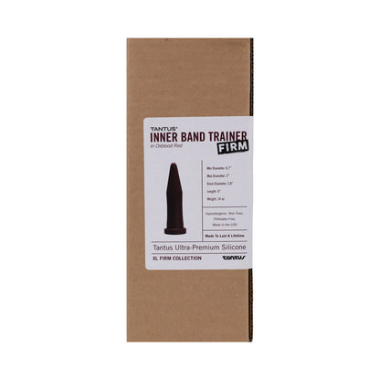 Tantus Inner Band Trainer Large Firm Dildo – Garnet