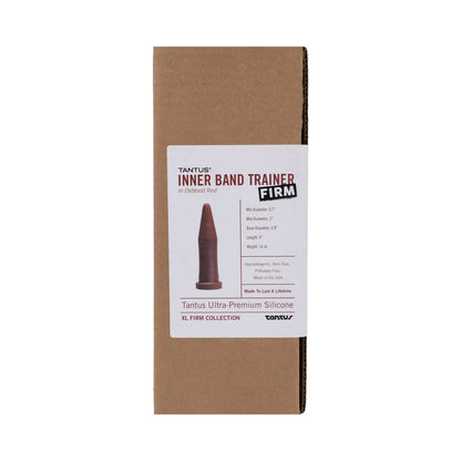 Tantus Inner Band Trainer Firm Dildo - Garnet - Advanced Anal Training Tool